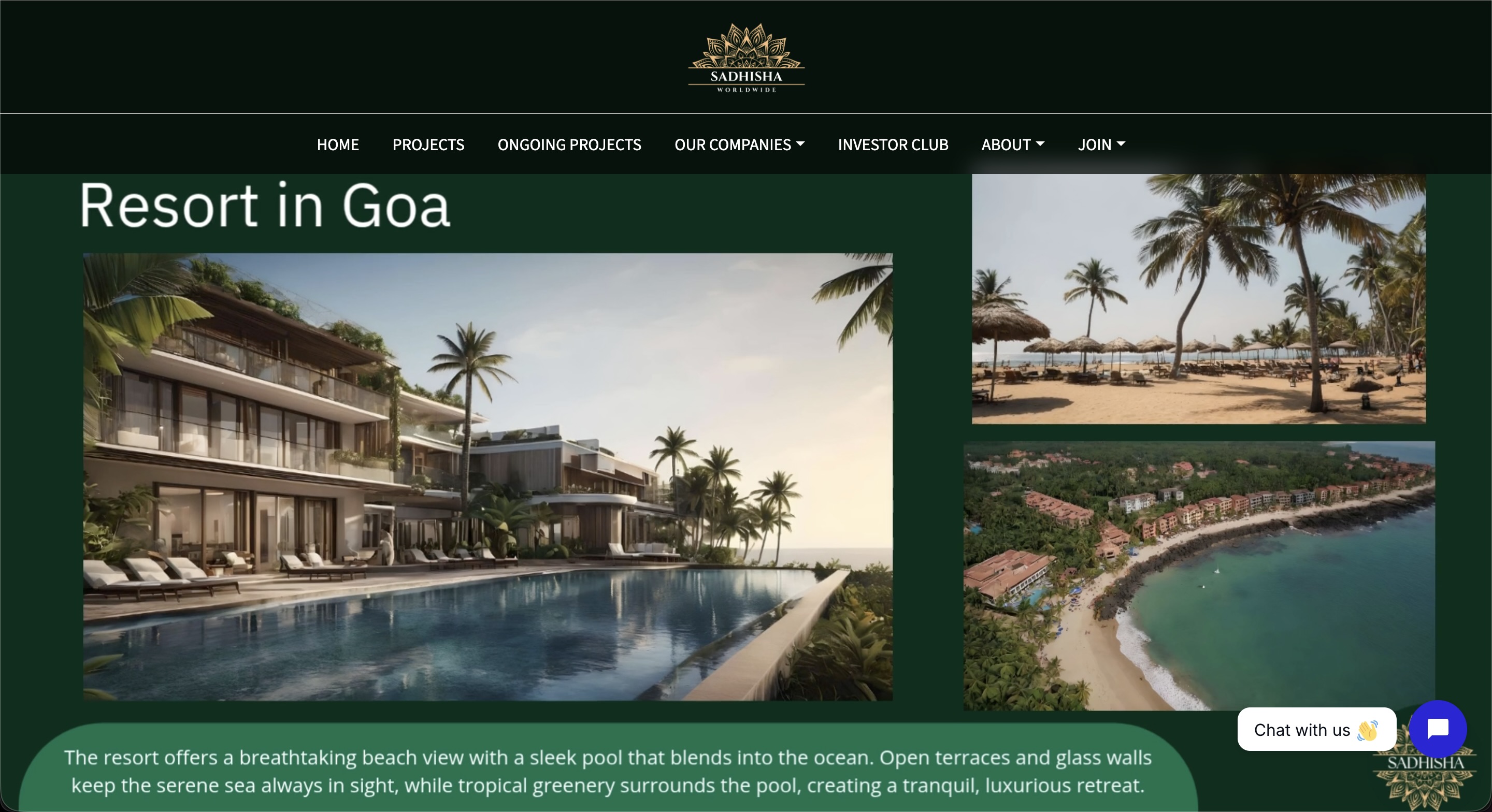 Sadhisha Worldwide Website